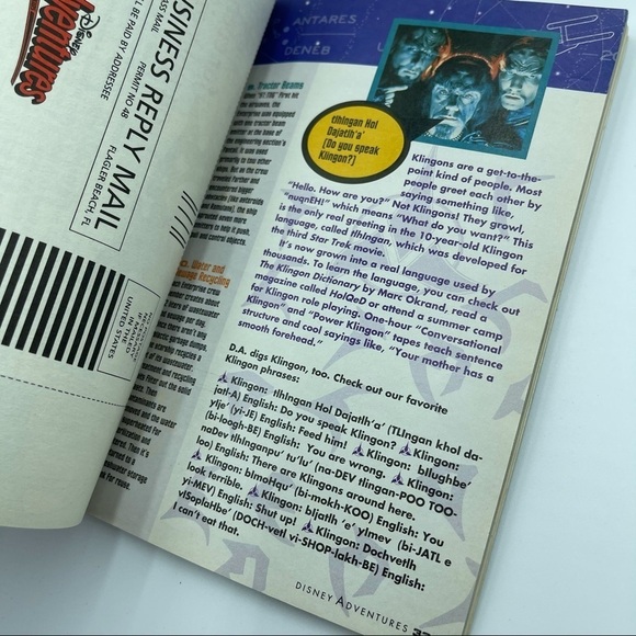 Disney Adventures Small Magazine Star Trek Secrets - Picture 2 of 5